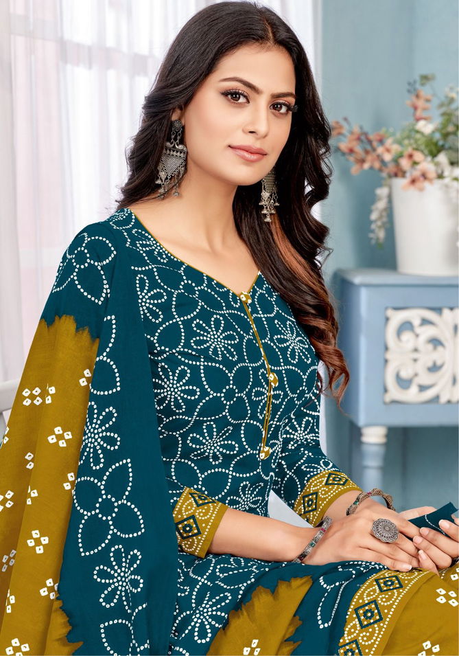 Bandhani Vol 12 By Miss World Cotton Printed Dress Material Wholesale Market In Surat